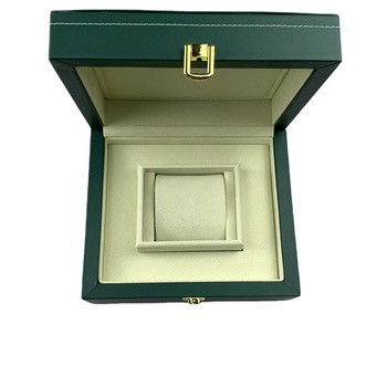 Plastic Deluxe Jewelry Gift Boxes With Pearl Velvet Insert PU Leather Watch Box