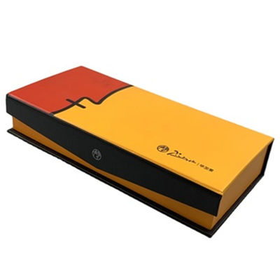 Specialty Paper Magnetic Closure Gift Box With Cloth Insert Pen Display