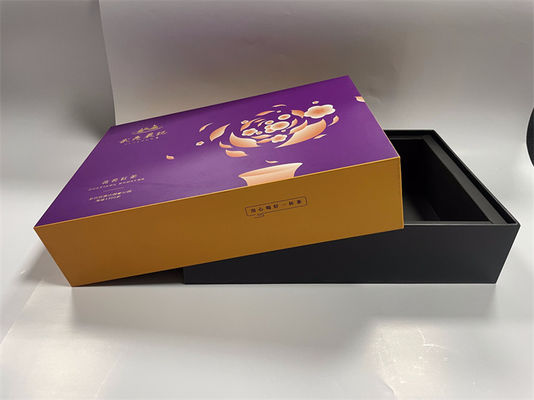 Rectangular Paper Gift Box With Magnetic Lid SGS Luxury Magnetic Gift Box