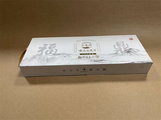 Pantone Color Printing Paper Box CYMK Long Rectangle Gift Box With Glossy Surface