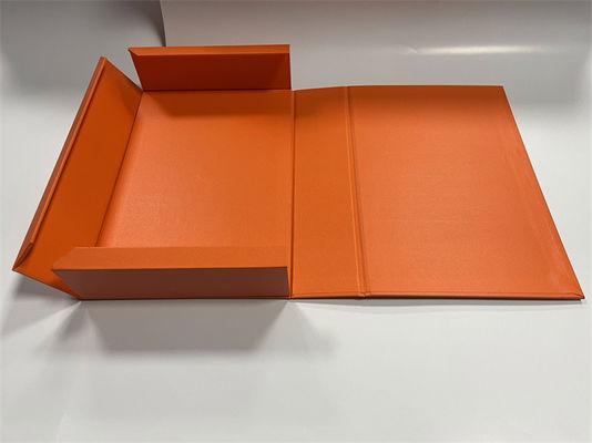 Sturdy Collapsible Paper Box With Magnetic Closure Rectangular Cardboard