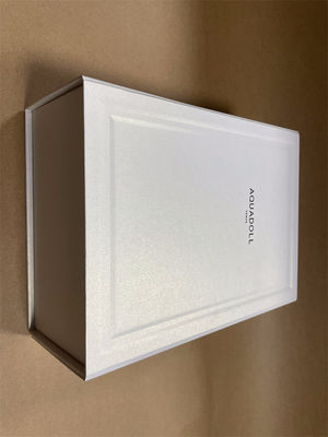 Eco Friendly Collapsible Paper Box Recyclable White Cardboard Gift Box