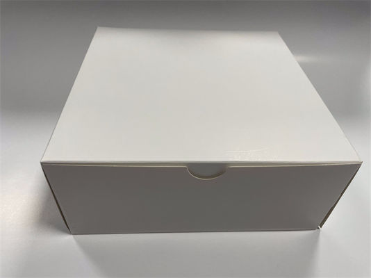 Embossed White Packaging Box CMYK Printing White Cardboard Gift Boxes