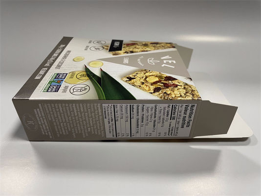 Eco Friendly Printed Paper Boxes White Kraft Box With Glossy Lamination