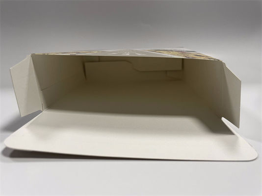 Eco Friendly Printed Paper Boxes White Kraft Box With Glossy Lamination