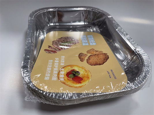Heat Resistance Aluminum Catering Trays 220F Foil Serving Trays