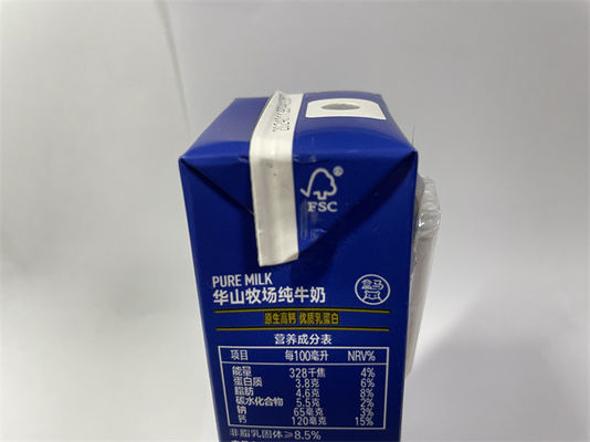 100 Microns Liquid Food Packaging Box Drinkable Customized