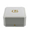 Gold Foil Logo Velvet Jewelry Gift Boxes Push Button Embossed Paper Type