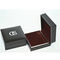 Black Color Jewelry Plastic Gift Box Velvet Insert Silver Card Boarder Bangle Box