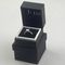 61g Square Paper Jewelry Gift Boxes Double Hot Stamping Matte Black Velvet Insert