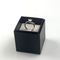Velvet Insert Paper Jewelry Gift Boxes Matte Black Silver Stamping Square Drawer Design