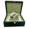 Plastic Deluxe Jewelry Gift Boxes With Pearl Velvet Insert PU Leather Watch Box