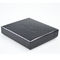 Black 2cm Mailer Gift Box Grid Paper Embossed Logo Watch Packaing With Paper Card Cloth