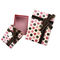 OEM Paper Gift Hat Box Ribbon Polka Dot Decoration Without Insert