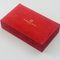 Velvet Jewelry Box Rectangle MDF Red Suede Gold Foil Gray Velvet Insert Nacklace Bracelet Jewelry Packaging
