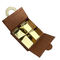 Twin Doors Magnetic Button Gift Box Texture Paper With Separator Chocolate Box