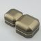 Luxury Paper Jewellery Packaging Boxes Special Square Led Light Golden PU Leather With Soft Velvet Insert