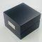 PU Leather Insert Pillow Personalised Watch Boxes Black Square Lacquer Wooden MDF Slanted Opening