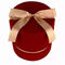 Ribbon Round Velvet Gift Box Gold Foil Paper For Rose Packaging