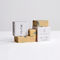 12*8*5cm Recycled Paper Gift Box Foldable Soap Packaging Box CMYK Print With Logo