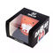 PVC Window Paper Gift Packaging Box Black Glossy Printing For Baseball Cap