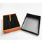 Printing USB Black Orange Art Paper Gift Packaging Box UV Logo Velvet Slot Inside