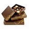 Factory Oem Chocolate Gift Box Customize Printing Paper Plastic Tray Inside With Ribbons
