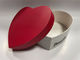 Glossy Surface Paper Keepsake Box Heart Shape Paper Craft Box