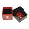 MDF Black Red Printing Velvet Watch Box handmade Luxury Bracelet Gift Box