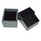 Customized Velvet Watch Case MDF Grey Black Pantone Printing Decoration