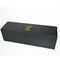 Matte Black Magnetic Flap Gift Box EVA Insert Wine Bottle Box Packaging