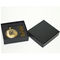 Foam Insert Watch Packaging Box Black Textured Square Paper Gift Box Embossed Logo