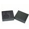 Foam Insert Watch Packaging Box Black Textured Square Paper Gift Box Embossed Logo
