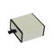 Simple Drawer Cardboard White Paper Gift Box Ring Earring Pendant Jewel Black Insert