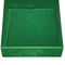 Pendant Bracelet Velvet Jewelry Gift Boxes Green Sqaure With LED Light