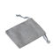 Light Grey Small Velvet Jewelry Pouch Drawstring Bags Printed Hot Stamping Logo