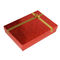 Bowknot Paper Gift Packaging Box Velvet Insert Rectangle Necklace Box