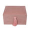 Pink Velvet Jewelry Gift Boxes Pendant Braceclet Necklace Insert Design