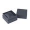 Recycled Black Paper Watch Box 95*95*75mm Single Watch Gift Box Leather Pillow