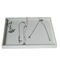 White Jewelry Display Tray PU Leather MDF Wood Customized Pendant Display Tray