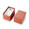 Leatherette Paper Cardboard Watch Boxes Bevel For Single Women