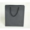 Matte Black Custom Recycled Paper Gift Bags Personalized With Hook Rope