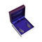 Square Plastic Purple Velvet Jewelry Gift Boxes For Pendant Bracelet