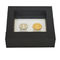 MDF Jewelry Ring Gift Box 8*8*4cm Black Gift Box With Window
