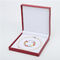 High-End Custom Red Pearl Necklace Gift Box Multifunctional PU Leather Jewelry Storage Box