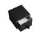 Cardboard Black Paper Jewelry Gift Boxes CMYK Printing Ring Earring Velvet Insert