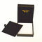 Velvet Insert Personalised Necklace Gift Box Leatherette Black Jewellery Box Packaging