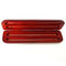 Double Solid Wooden Pen Gift Box Lacquering Red Rectangle Open Flap
