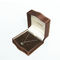 Brown Necklace Cufflinks Jewelry Box Waving Edge Personalised Earring Box