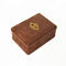 Brown Suede Jewelry Box Personalized MDF Wooden Necklace Jewelry Box